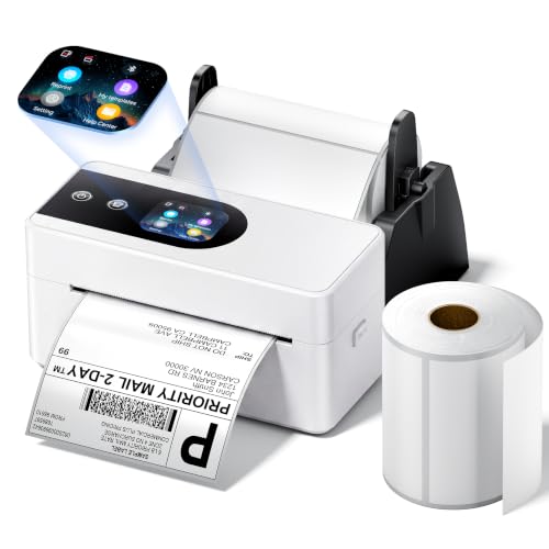 Image of Phomemo PM64D Shipping Label Printer & 500 Pcs Labels