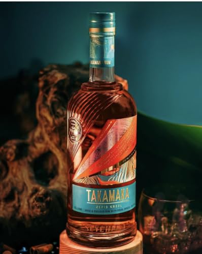 Rhum de mélasse TAKAMAKA coffret 2 verres - L'idée cadeau idéale avec notes cannelle et muscade