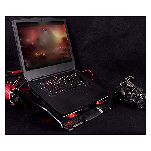 Notebook Cooling Pad para 12-17.3 pulgadas con 5 ventiladores LED miniatura 2