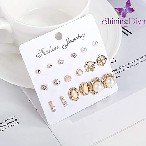 Pearl Stud Earrings for Girls