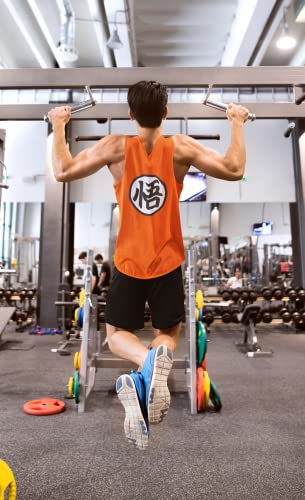 ALLNTRENDS Men's Tank Top Goku's Training Symbol Cool Gym Workout Top3