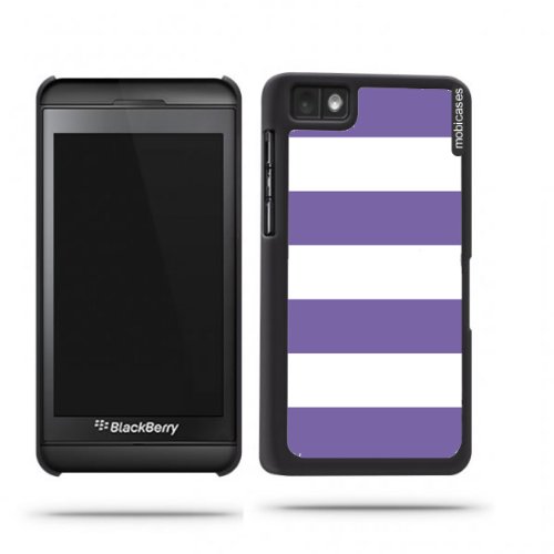 Stripes Pattern Lavendar Blackberry Z10 Case For Blackberry Z10