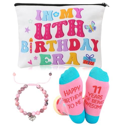 Regalos de regreso a la escuela para niñas de 11 años con neceser y calcetines