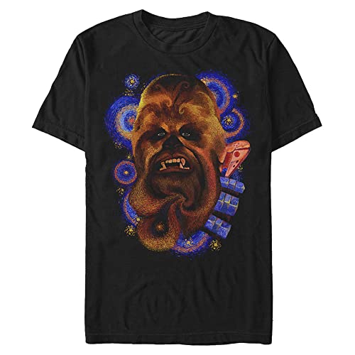T-shirt Star Wars Van Gogh Chewbacca pour homme en coton