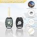 Vurkcy Key Fob Replacement for 08-12 Honda Accord/ 07-13 CRV/ 11-15 CR-Z/ 09-13 Fit/ 10-14 Insight Car Keyless Entry Remote Control, MLBHLIK-1T, 3 Btn