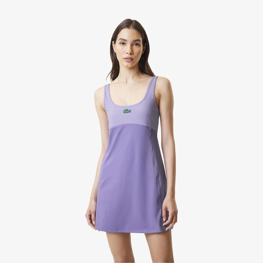 Lacoste x Bandier Women's Colorblock Dress2