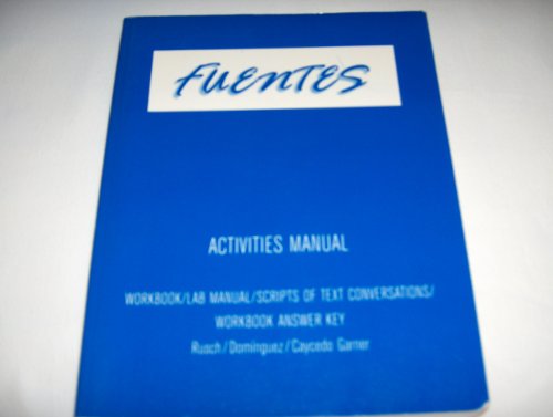 Fuentes: Activities Manual 0395697247 Book Cover