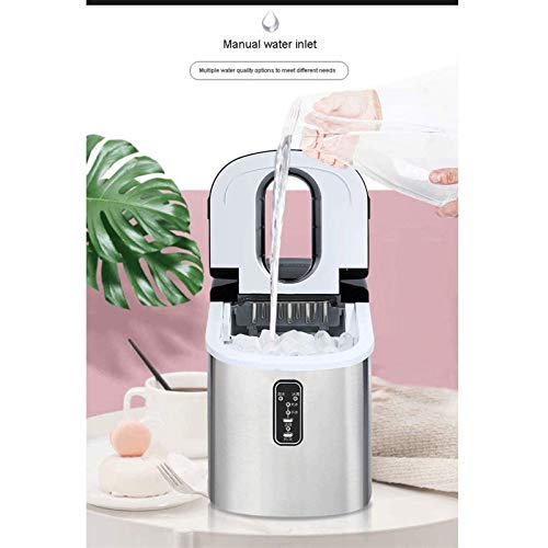 MHGD Eismaschine, tragbare elektrische Eismaschine auf der Theke, leise, einfache Bedienung, 16 kg EIS in 24 Stunden, 2… – Bild 3