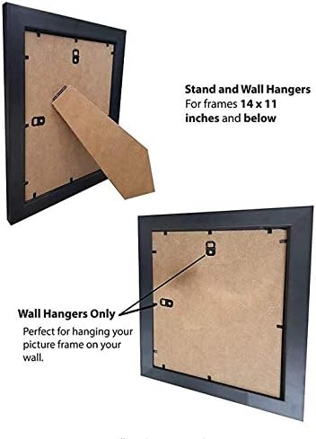 FRAMES BY POST Black with White Mount, A2 for Image Size A3, H7 Picture, Photo and Poster Frame