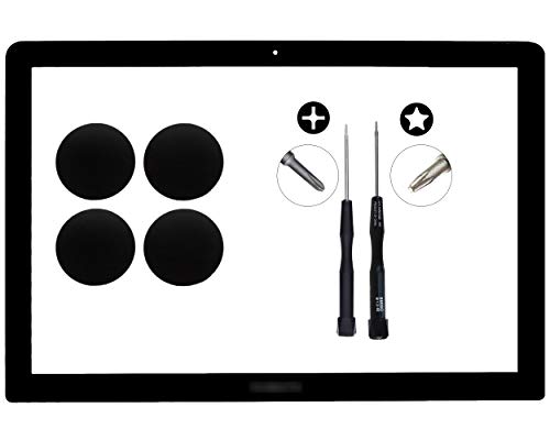 BisLinksu00ae Para MacBook Pro 13.3 13 A1278 Frente LCD Vaso Pantalla + Caucho Base Pies Reemplazo Parte + Herramientas