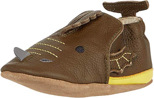 Robeez Baby Boy's Drake Soft Sole (Infant/Toddler) Olive Green 6-12 Months (US 2.5 Infant - 4 Toddler) M
