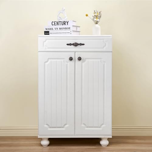 Aandxmok 10 Pack Oil Rubbed Bronze Cabinet Pulls Knobs- 1.22" Knob & 5.8" Plate - Vintage Drawer Pulls and Knobs, Home Decorative Flower Look for Kitchen,Bathroom - Image 6