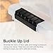 IRIS USA 32 Quart Stackable Plastic Storage Bins with Lids and Latching Buckles, 6 Pack - Clear, Containers with Lids and Latches, Durable Nestable Closet, Garage, Totes, Tubs Boxes Organizing