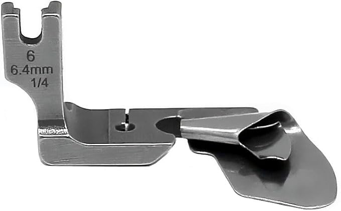 3 Pieza Pie Industrial Curvo Pies Ancho 1/8" 3/16" 1/4" Compatible con Brother JUKI CONSEW Singer miniatura 4