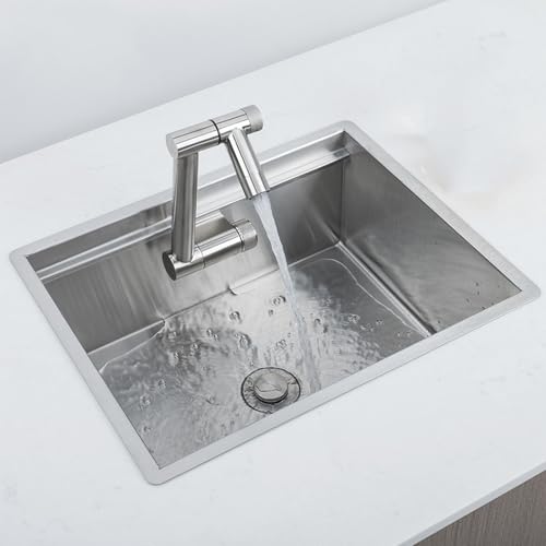 Évier cuisine compact 40x32cm sans odeurs avec robinet pliable intégré - 2