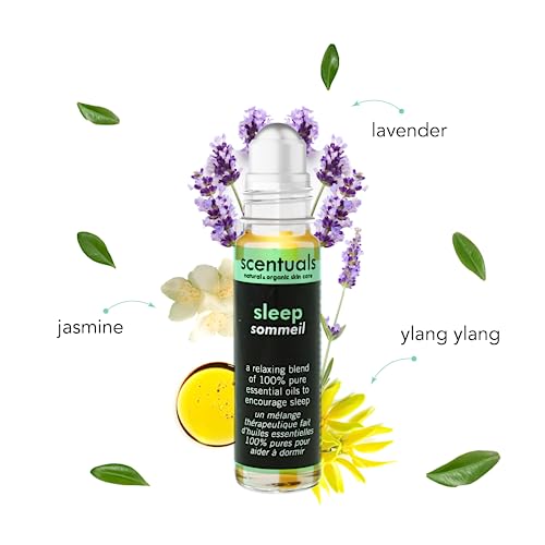 Essential Oil Blend Roll On Sleep: Ylang Ylang, Lavender Oil Jasmin Essential Oils for Relaxation, 100% Pure, Calming Effects & Promotes Relaxation, Aromatherapy, Anti Stress Oil (9 ml | 0.3 oz) - Image 3