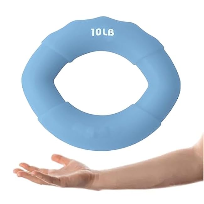 Keenso Hand Grip Strengthener,Silicone Rings for Muscle Training, Sports, Rock Climbing, Fitness