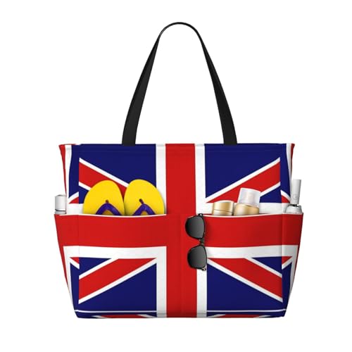 Sac à bandoulière imperméable drapeau anglais anti-pluie ajustable