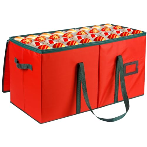 Ruibinlee Weihnachtskugeln Aufbewahrung,128 Fächer...