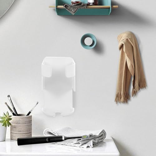Porte-brosse à dents électrique stable en métal blanc minkissy lot de 2 - 6