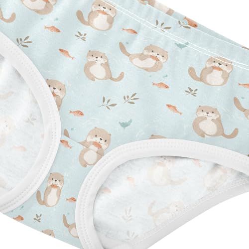 Girls' Underwear Otter Cotton Stretch Comfort Toddler Panties4