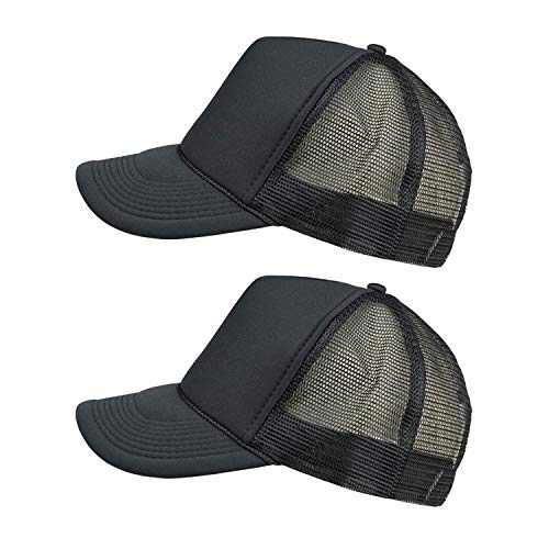 impecgear 2 Packs Youth Kid's Baseball Caps Trucker Hats Mesh Cap(2 for Price of 1)