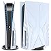 HEYSTOP PS5 Cover per Piastra per Console PS5,Frontalino Cover per Piastra Laterale Rigida Nera PS5 per Playstation 5 Console Disc Edition, Cover per Piastra di Ricambio Skin per Accessori PS5,Bianco