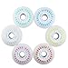 WSDAV 4PCS Inline Roller Wheels, with LED Flash Skate Wheels Replacement Wheel 60mm-80mm Inline Roller for Kids and Teenagers,White,68MM