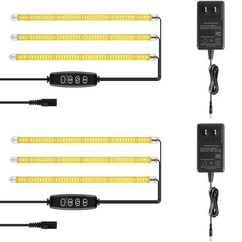 iPower 2Pack 40W LED Grow Lights with Full Spectrum Plant Growing...