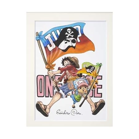 Amazon One Piece ワンピース 尾田栄一郎 ジャンプフェスタ19 複製原画 Wj50周年描き下ろしイラスト アニメ 萌えグッズ 通販