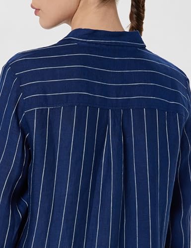 Image of GAP Women's Striped Relaxed Fit Shirt