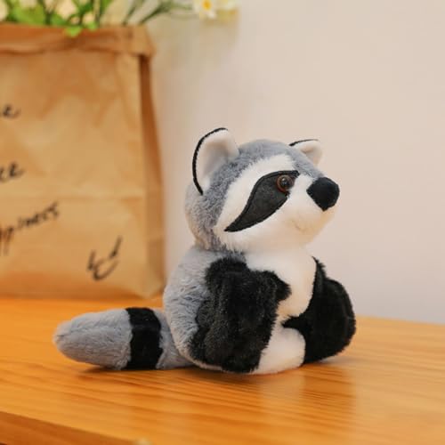 Image of Cute Animal Fur Plush Slap Wristband for Kids -Soft Toy Bracelet, Adjustable Snap Band for Boys & Girls