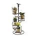 Produktbild miwaimao Nordischer Stil Eisen Blumenständer Pflanztopf Regale Spirale Treppe Display Retro Home Garden Dekorative Multifunktions Bücherregal