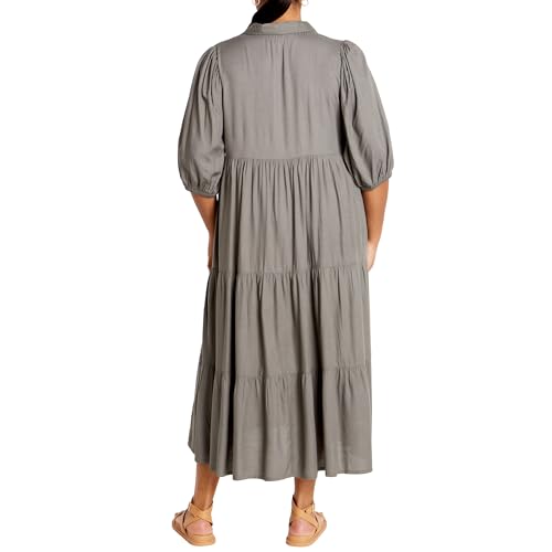Image of City Chic Women's Plus Size Charlotte Tiered Dress