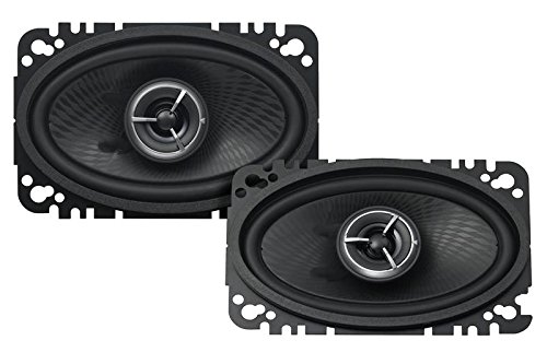 Kenwood KFC-X463C Excelon 4x6 2-Way Speaker System - Pair (Black)