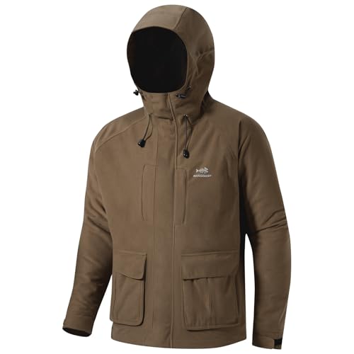 Image of BASSDASH Walker-LW Breathable Waterproof Fishing Hunting Wading Jackets with Silent Outer Fabric for Men Women