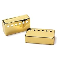Pair of Quality Brass Material humbucker pickup covers Easy Installation and solid metal construction Neck is 50mm pole spacing measured from center to center and Bridge is 52mm pole spacing measured center to center Overall dimensions approx. 2.75" ...