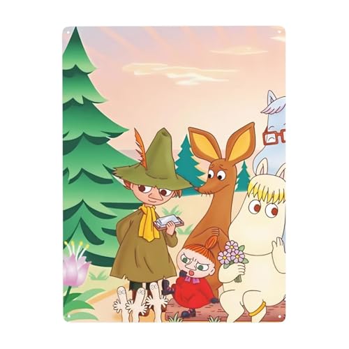 【匿名発送】ムーミン　絵画　絵　額入り　オシャレ そのまま飾れる小説原作アート「ムーミン」 ワイドタイプ