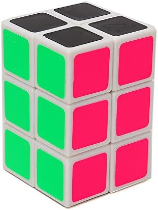 Gamcube (TM) 2x2x3 Cuboid Cube Twisty Puzzle White High Bright
