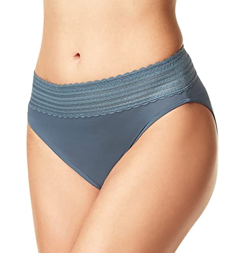 Image of Warner's Women's No Pinching No Problems Dig-free Comfort Waist With Lace Microfiber Hipster 5609j, Retired Colors