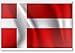 Aimant de réfrigérateur Drapeau du Danemark