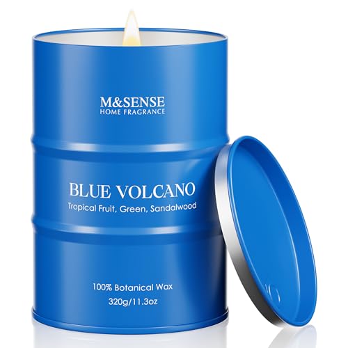 Image of M&SENSE Tropical Fruit Soy Scented Candles Natural Non Toxic,