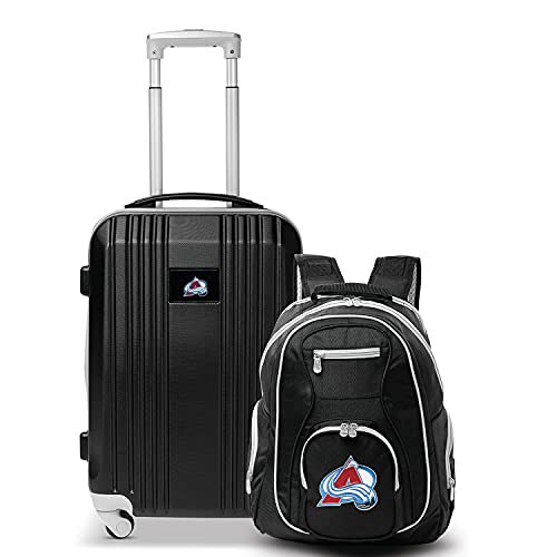 Denco Colorado Avalanche 2-Piece Luggage Set, Includes 21-inch Two-Tone Hardcase Spinner and 19