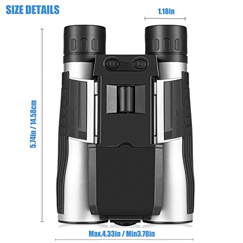2" Lcd Digital Binoculars With Camera For Adults, 12X32 5Mp Video Photo Recoder With 32Gb Memory Card For Bird Watching Hunting Concerts And Sports Games #TOP1