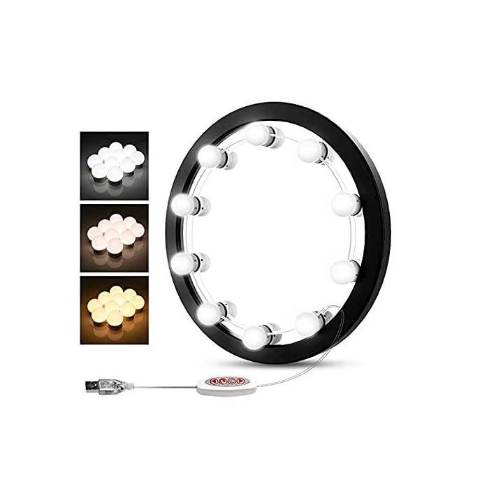 Buy BEAUTME Hollywood Style LED Vanity Mirror Lights Kit with Dimmable Light Bulbs, Lighting