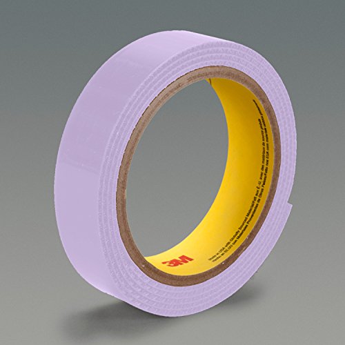 3M 75931 Fastener SJ3401 Loop, 1" x 50 yd. 0.15" Engaged Thickness, Nylon, Lavender