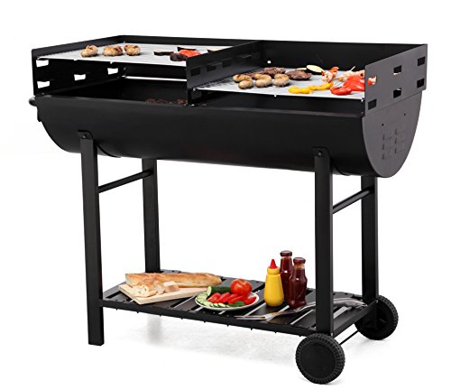 Preisvergleich Produktbild Tepro Holzkohlengrill Dallas, Schwarz