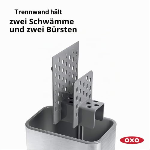 OXO Good Grips Spülbecken-Organizer aus Edelstahl – Ansicht 3