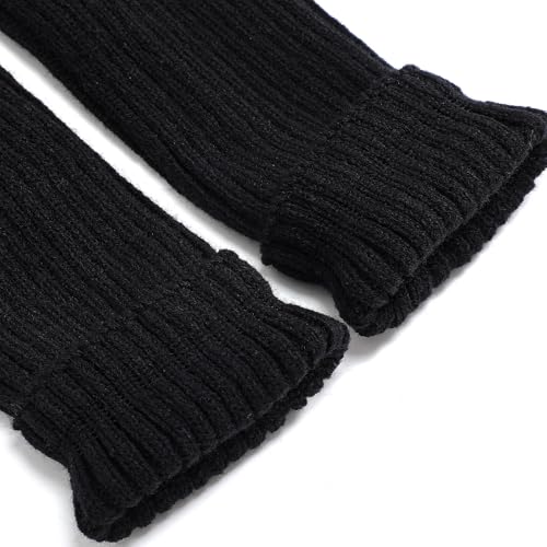 Image of Pleneal Leg Warmers for Women - Fashion Warm Ribbed Knit Leg Warmers 80s Accessories for Party Sports Yoga Dance