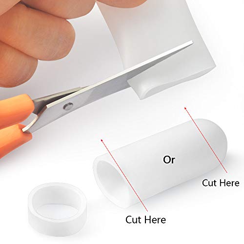 Image of Hoogoo 10 Pack Big Toe Caps and Protectors, Gel Toe Covers, Protect Toe from Rubbing, Ingrown Toenails, Corns, Blisters, Hammer Toes and Other Painful Toe Problems